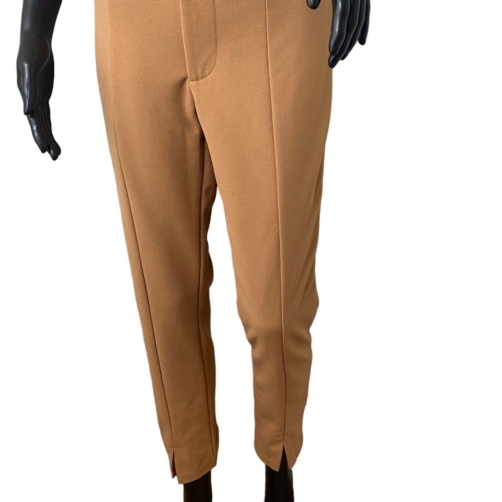 Shein Tapered Women Tan Pants.  Sz L (40/42)  (US  8/10)